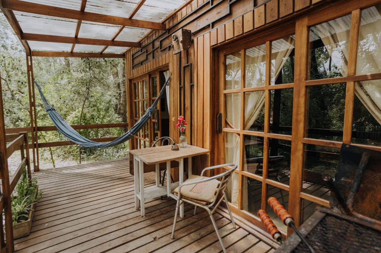 Cabanas En El Bosque A 5 Minutos Del Mar - Estancia Ch プンタ・デル・エステ エクステリア 写真